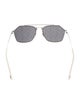 Fendi Zucca FF Logo Square Sunglasses
