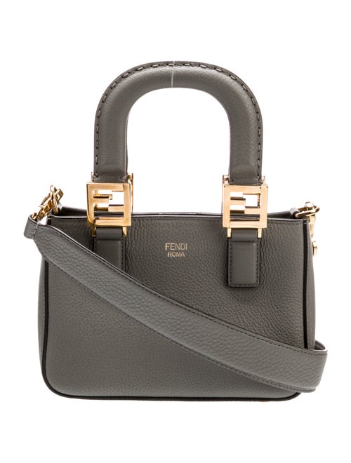 Fendi Leather Top Handle Bag