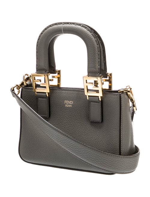 Fendi Leather Top Handle Bag