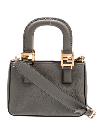 Fendi Leather Top Handle Bag