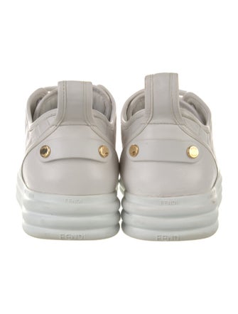 Fendi Zucca FF Logo Leather Sneakers