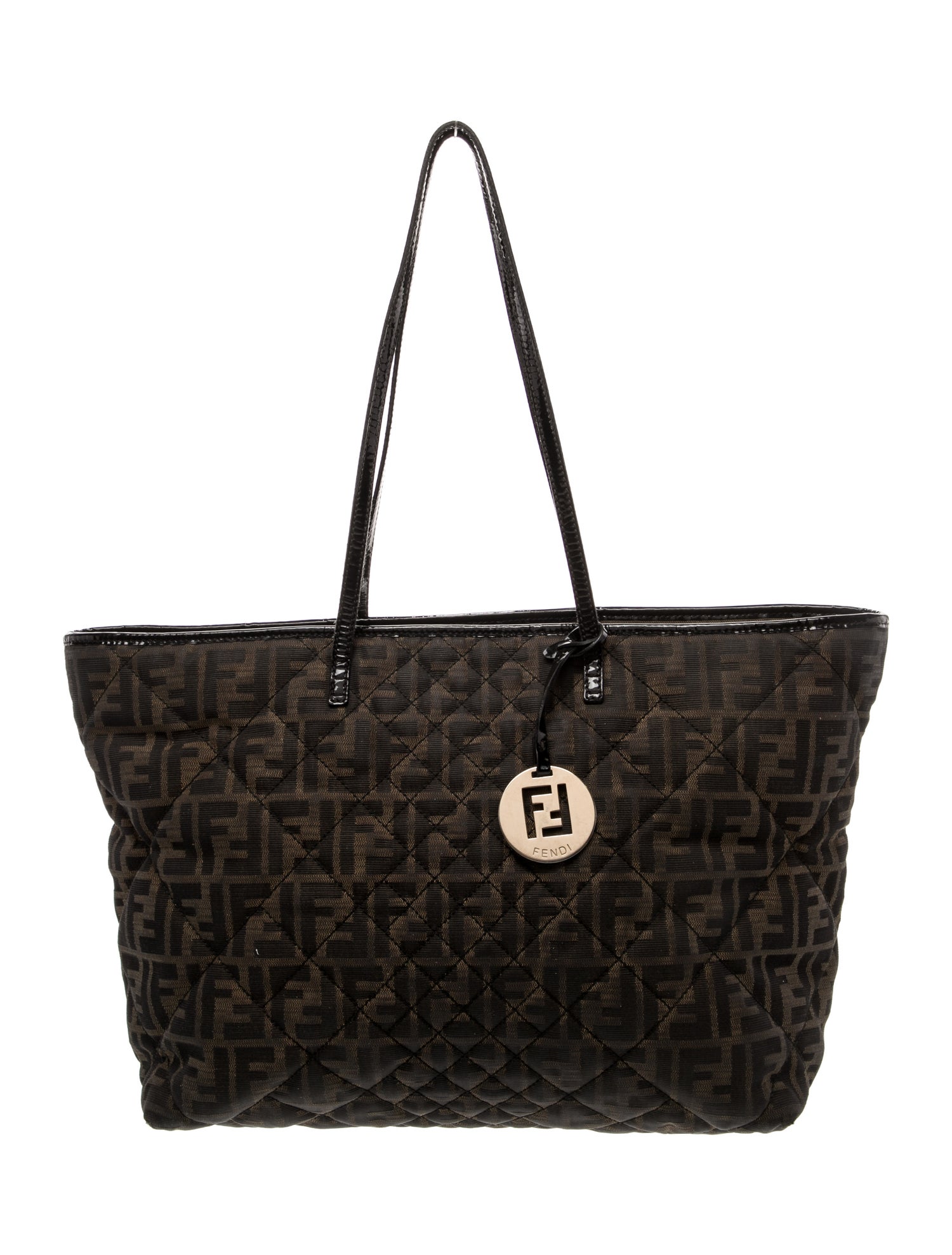 Fendi Quilted Roll Tote Medium Vintage