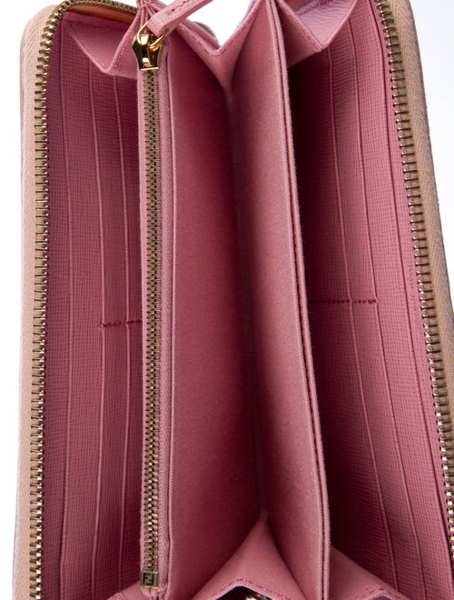 Fendi 2015 Leather Continental Wallet