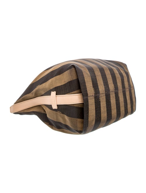 Fendi Pequin Canvas Tote