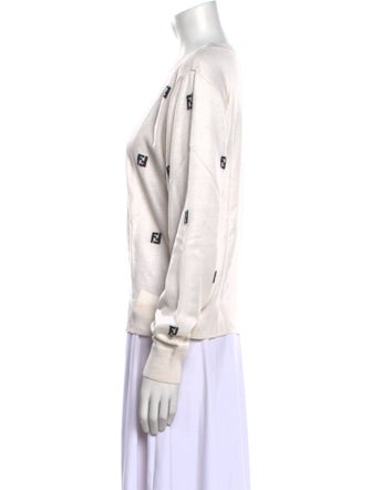 Fendi Wool Printed Sweater