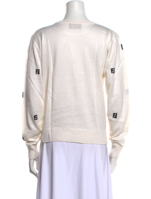 Fendi Wool Printed Sweater