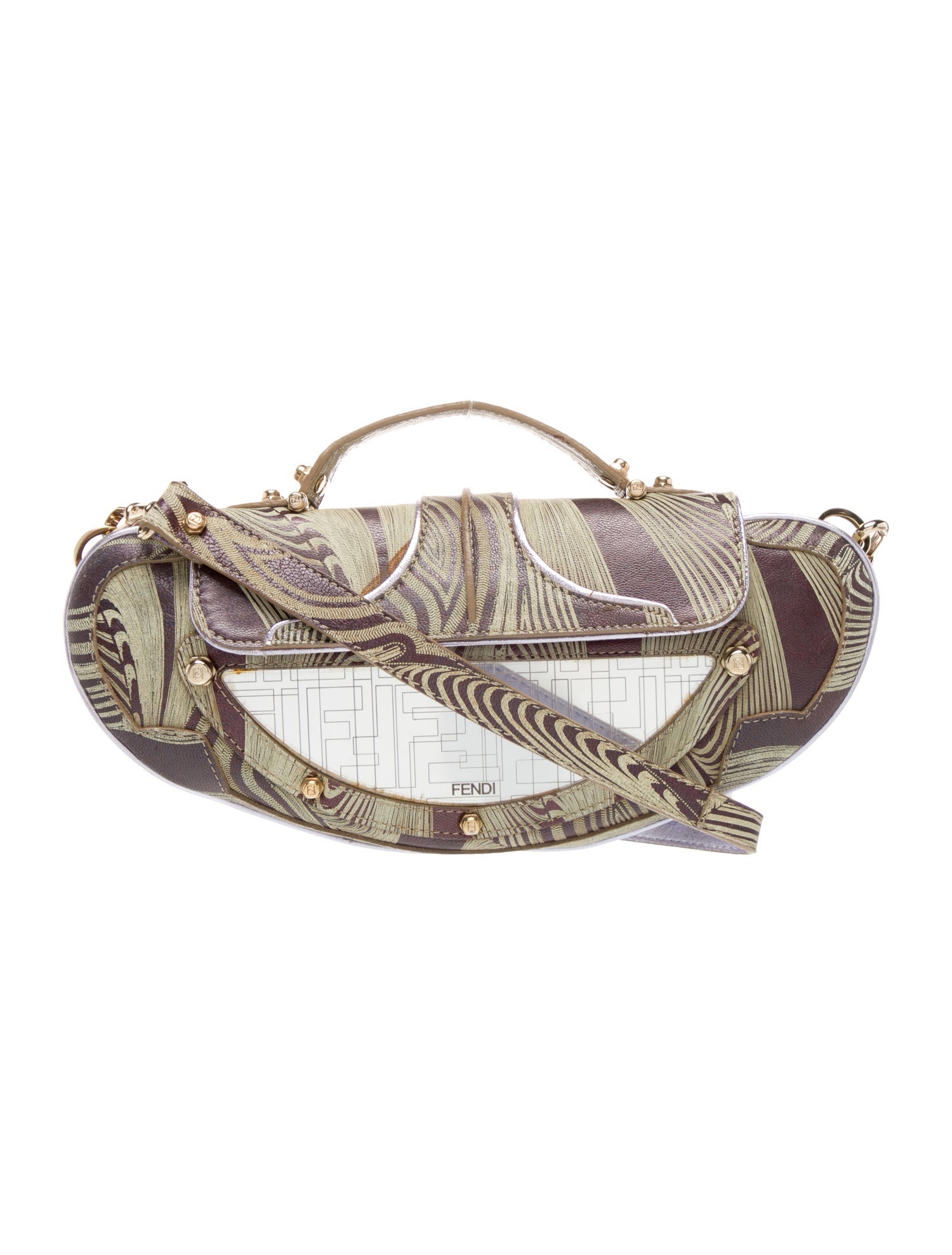 Fendi Leather Top Handle Bag