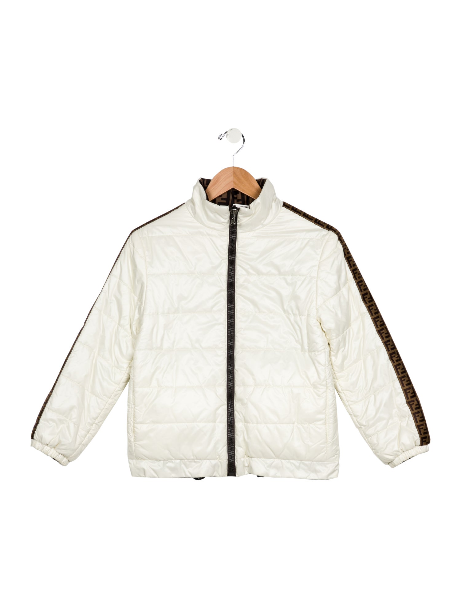 Fendi Girls' Reversible Puffer Jacket