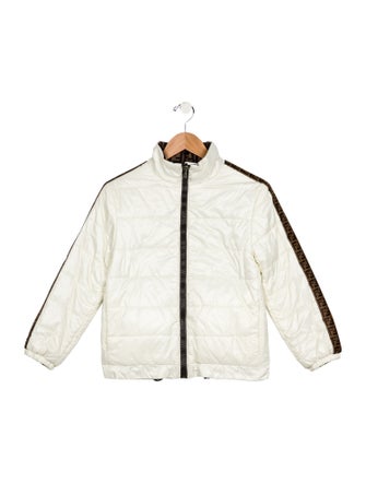 Fendi Girls' Reversible Puffer Jacket