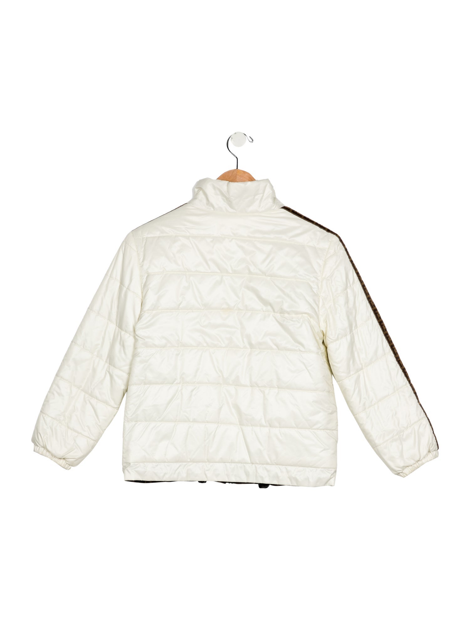 Fendi Girls' Reversible Puffer Jacket
