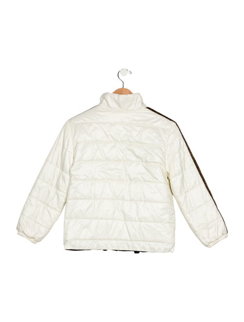 Fendi Girls' Reversible Puffer Jacket
