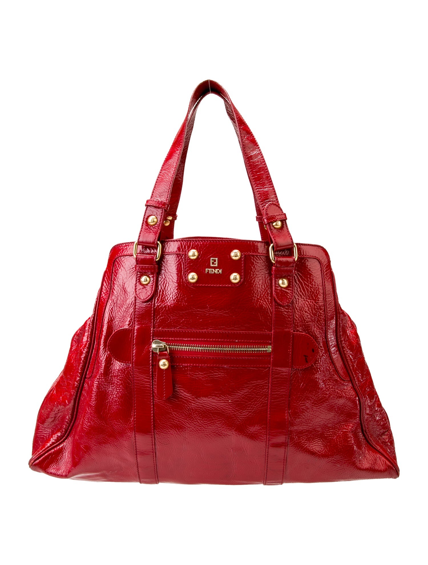 Fendi Leather Top Handle Bag