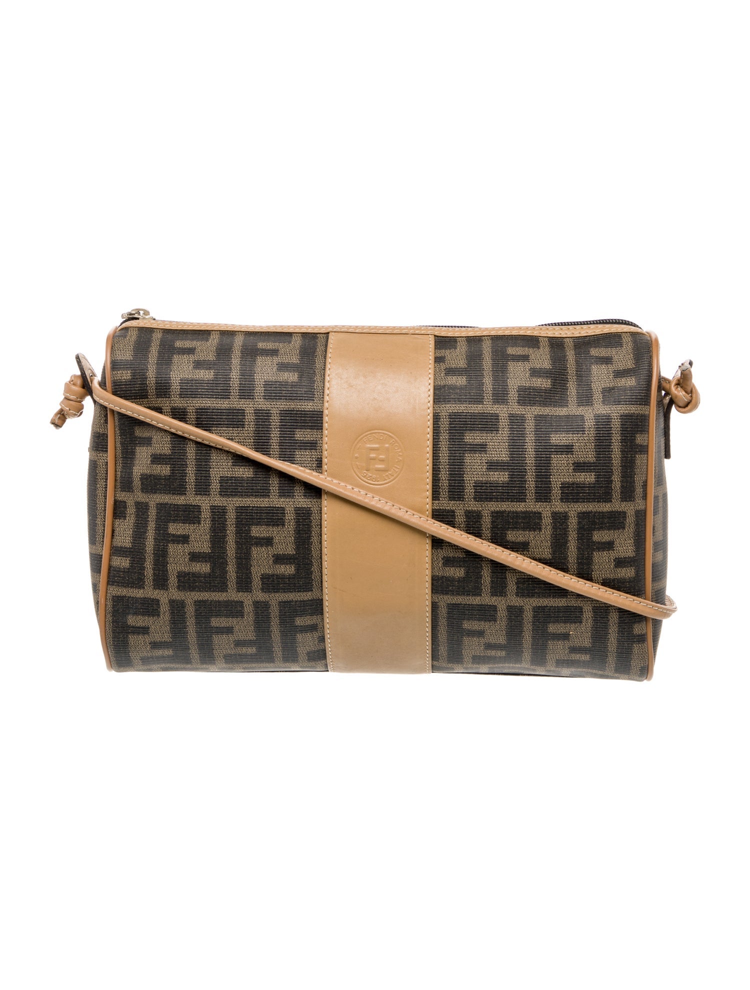 Fendi Zucca FF Shoulder Bag