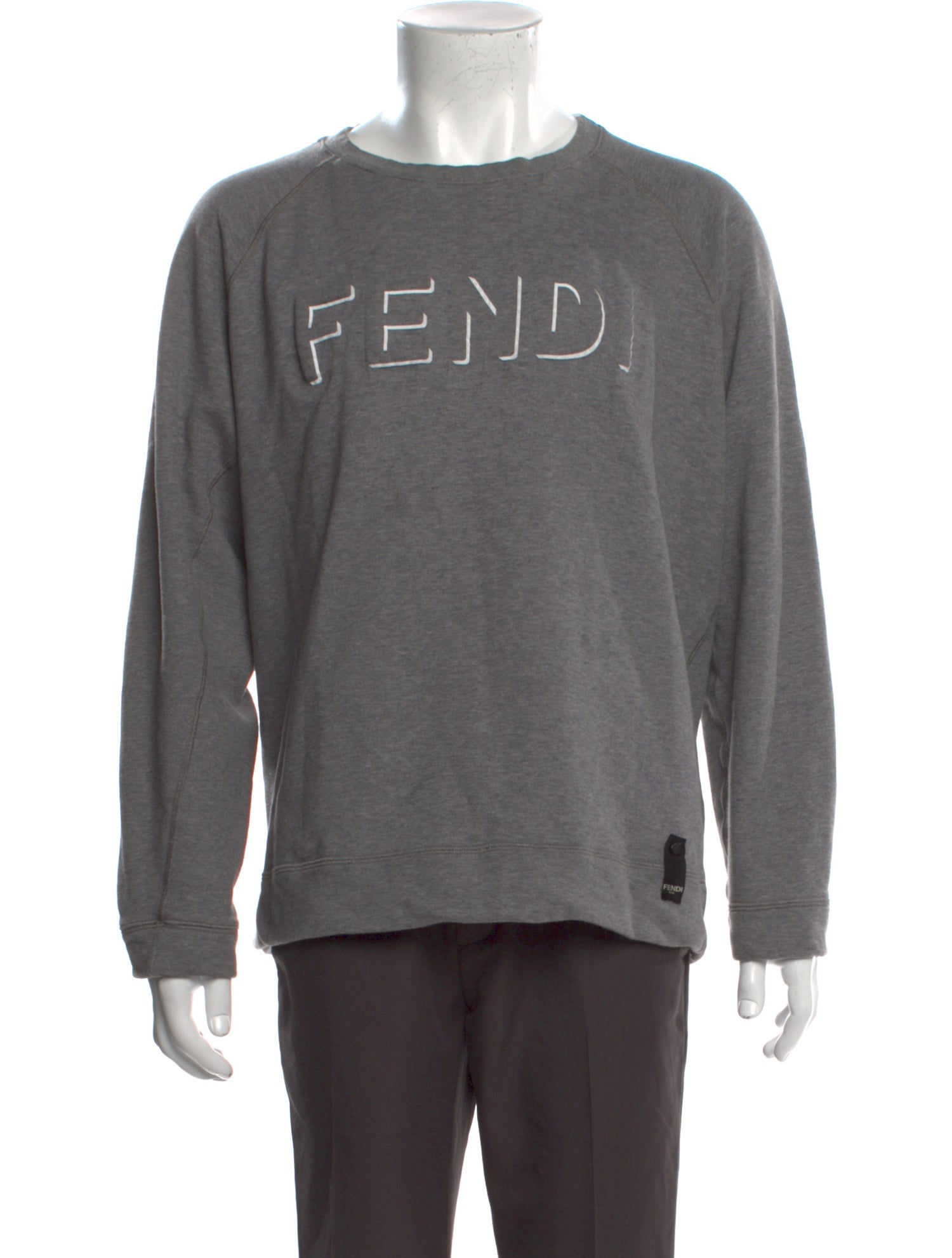 Fendi Graphic Print Crew Neck Sweatshirt