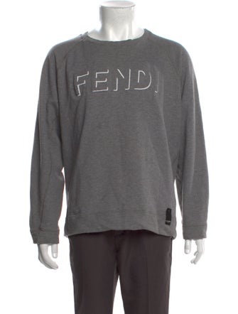 Fendi Graphic Print Crew Neck Sweatshirt