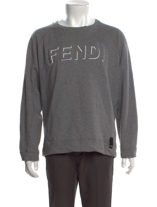 Fendi Graphic Print Crew Neck Sweatshirt
