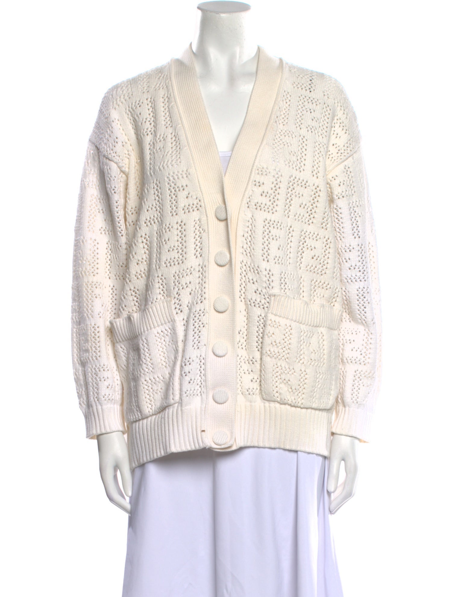 Fendi V-Neck Sweater