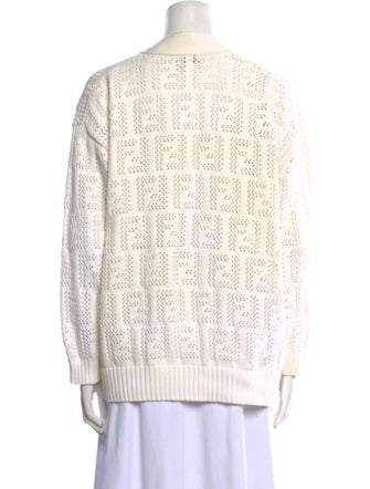 Fendi V-Neck Sweater