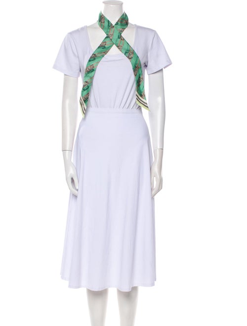 Fendi Silk Zucca FF Logo Scarf