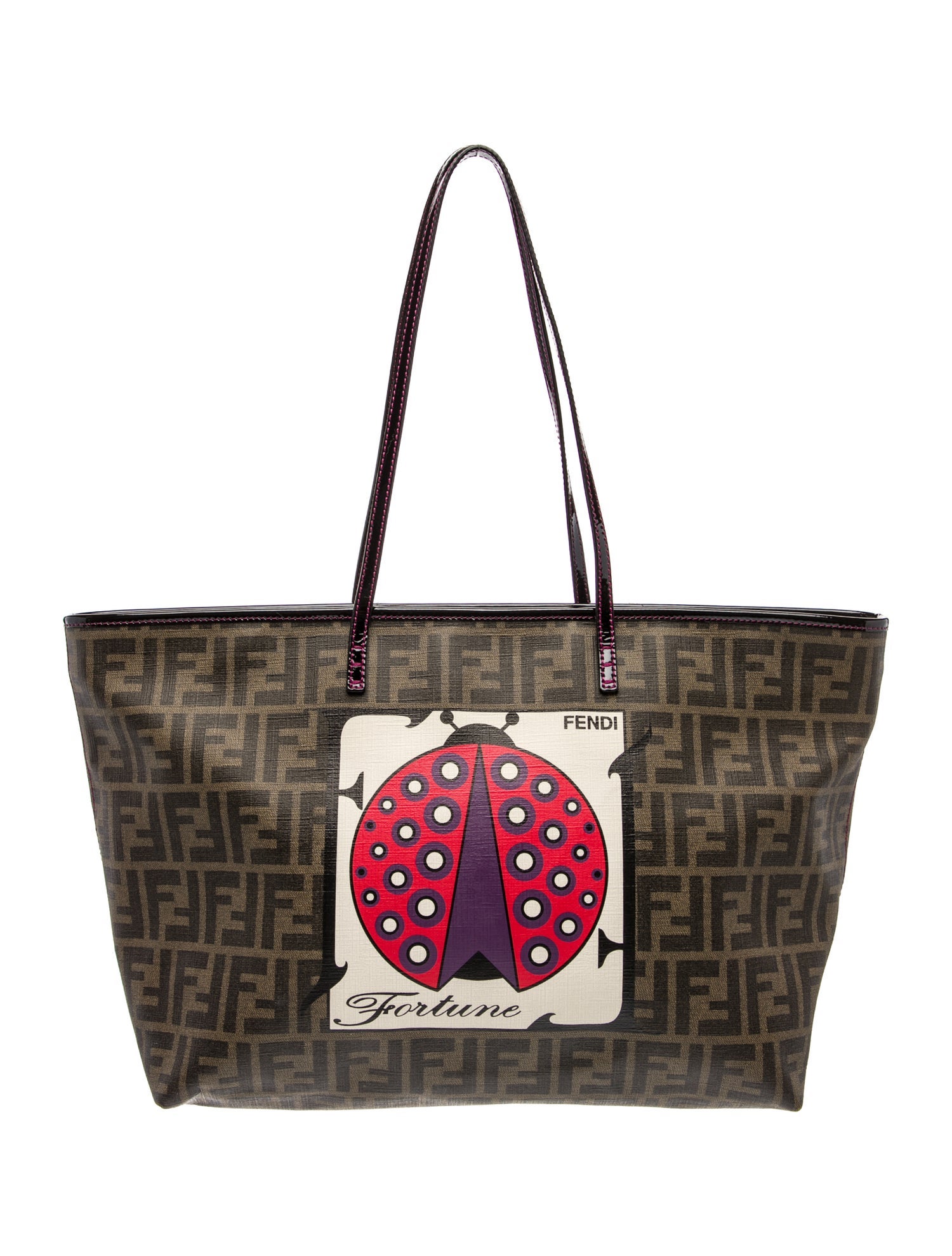 Fendi Zucca FF Roll Tote