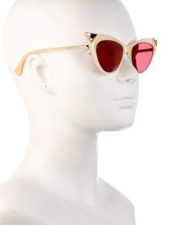 Fendi Cat-Eye Tinted Sunglasses
