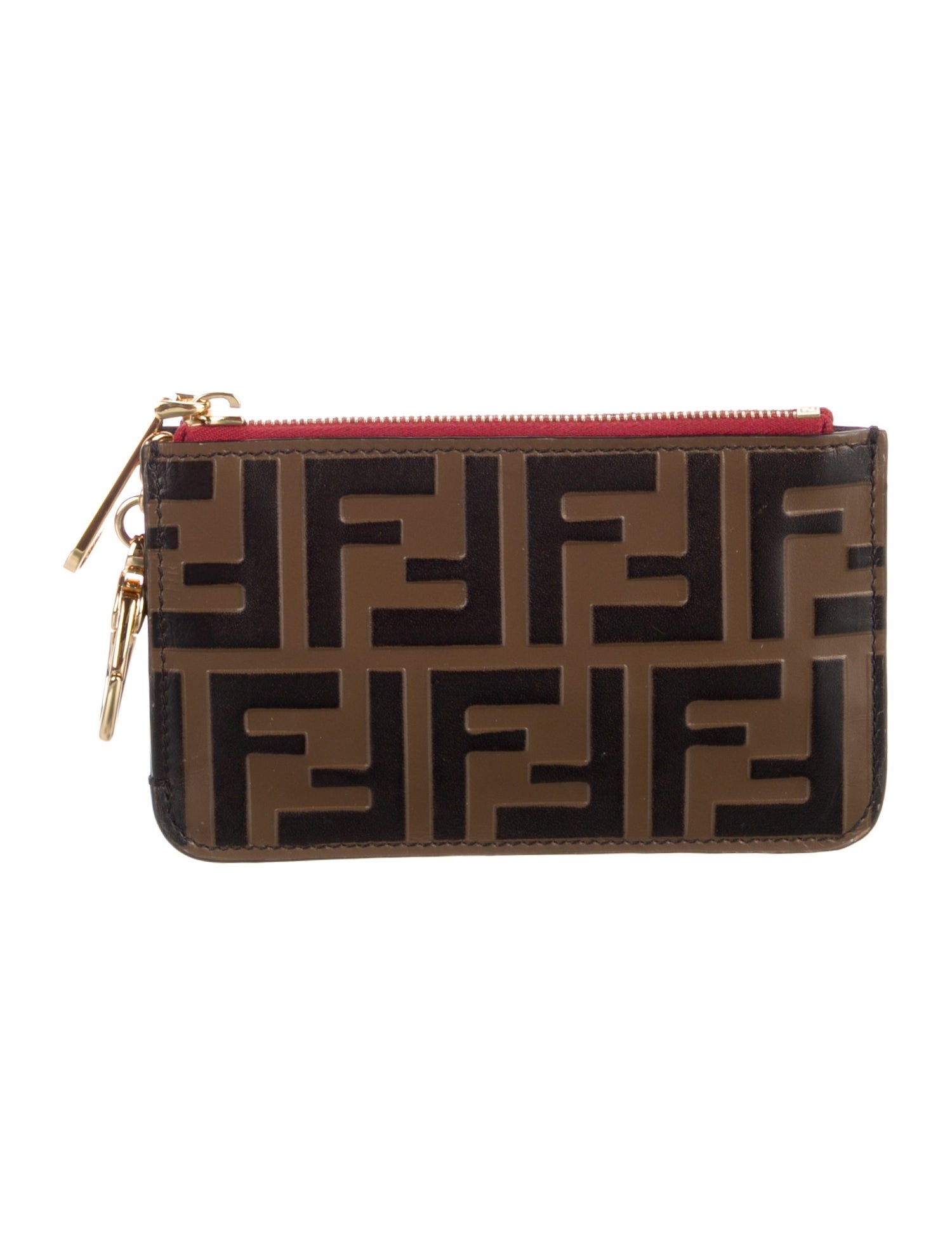 Fendi Leather Printed Wallet
