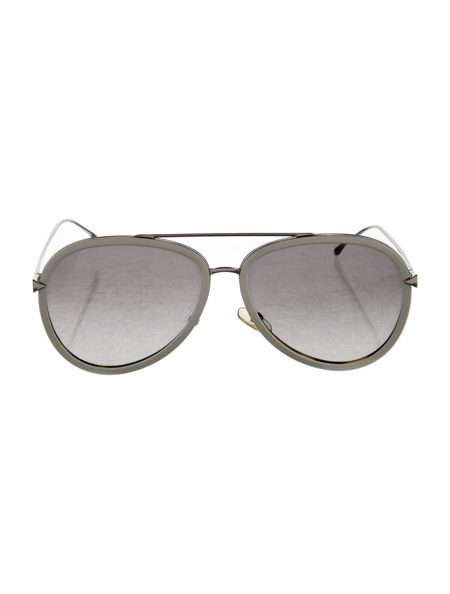 Fendi Aviator Mirrored Sunglasses