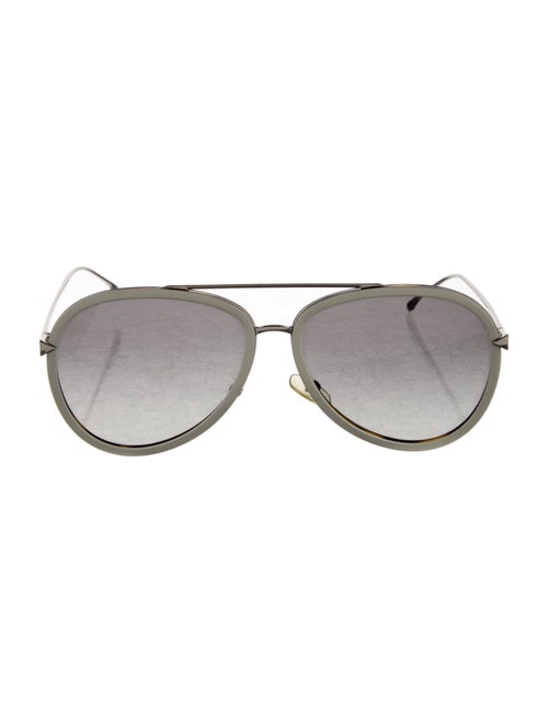 Fendi Aviator Mirrored Sunglasses