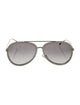Fendi Aviator Mirrored Sunglasses