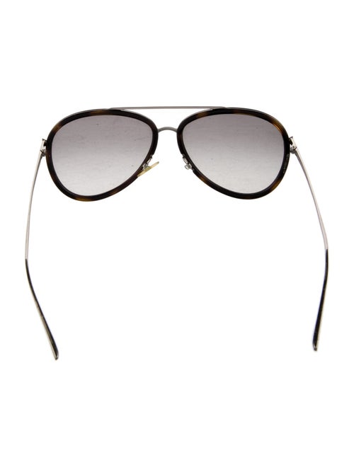 Fendi Aviator Mirrored Sunglasses