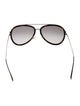 Fendi Aviator Mirrored Sunglasses