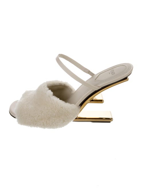 Fendi Shearling Slides