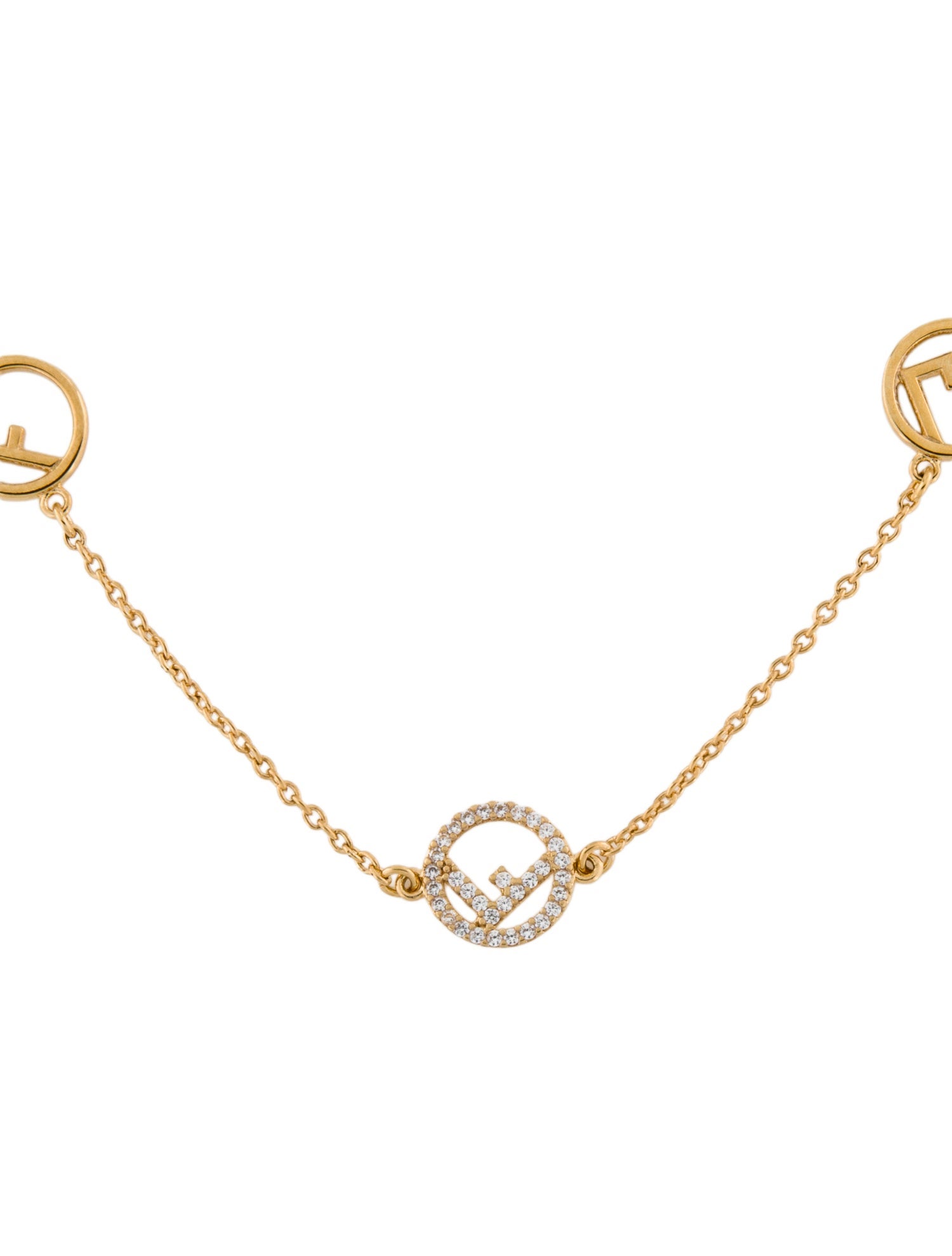 Fendi F Is Fendi Necklace