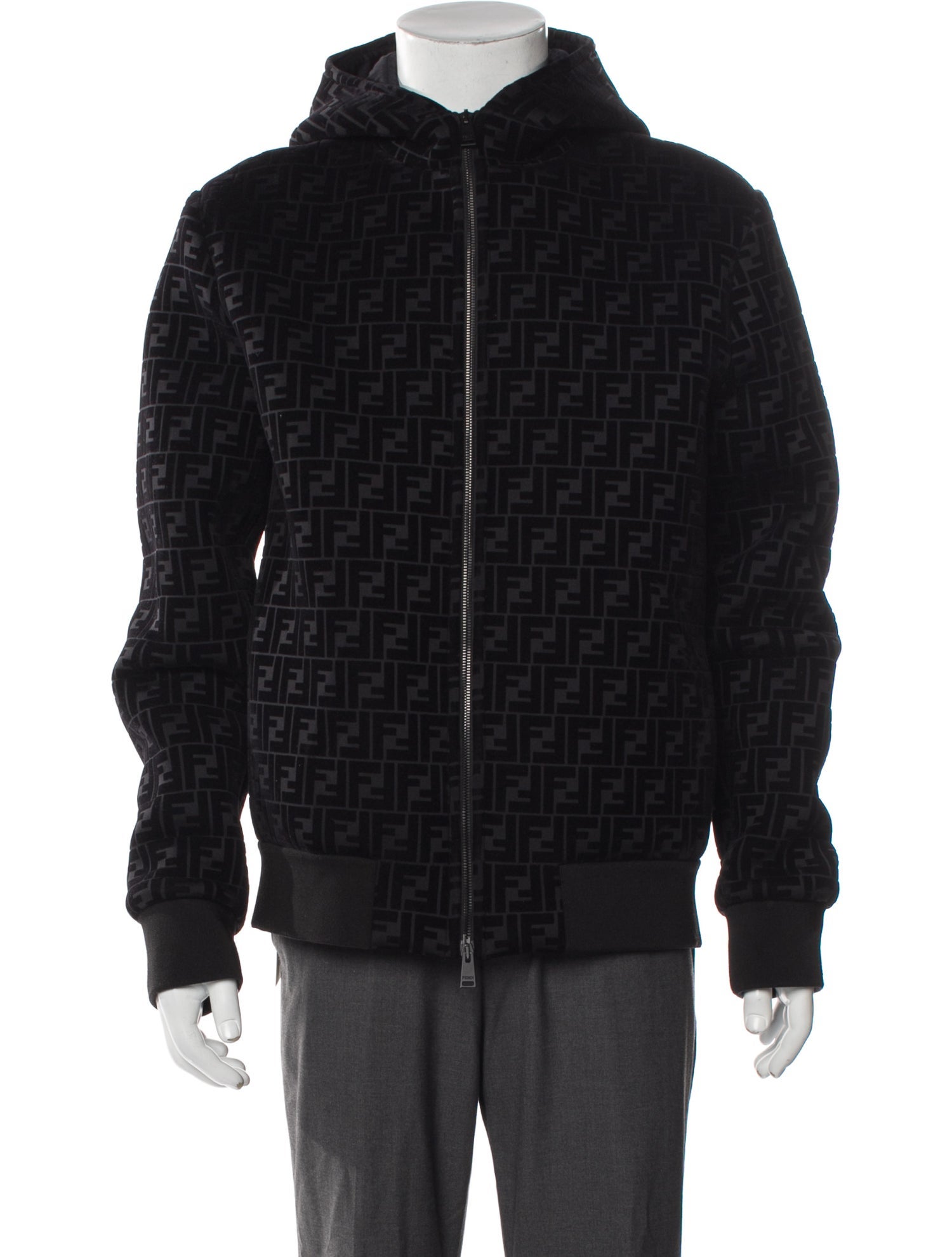 Fendi Zucca FF Logo Printed Jacket