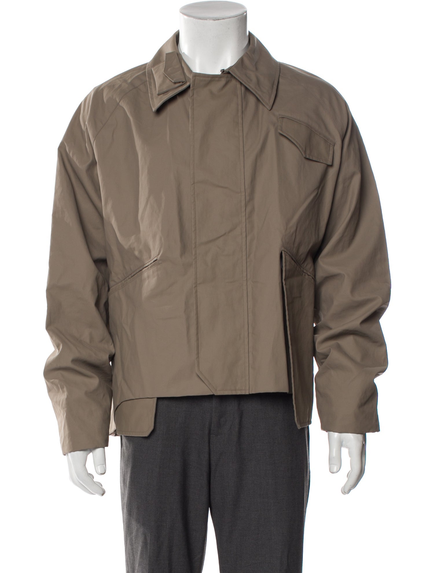 Fendi Zucca FF Logo Linen Windbreaker