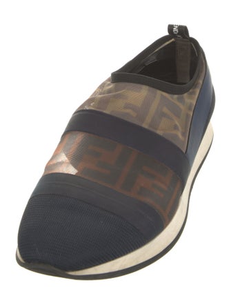 Fendi Zucca FF Logo Mesh Sneakers