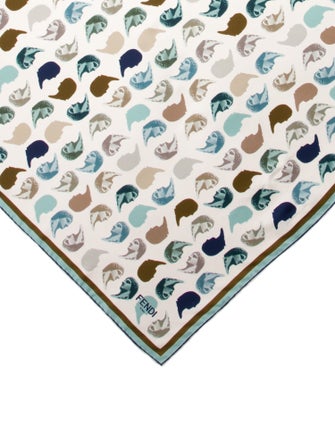 Fendi Silk Printed Bandana