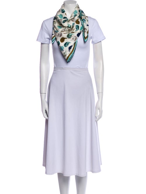 Fendi Silk Printed Bandana