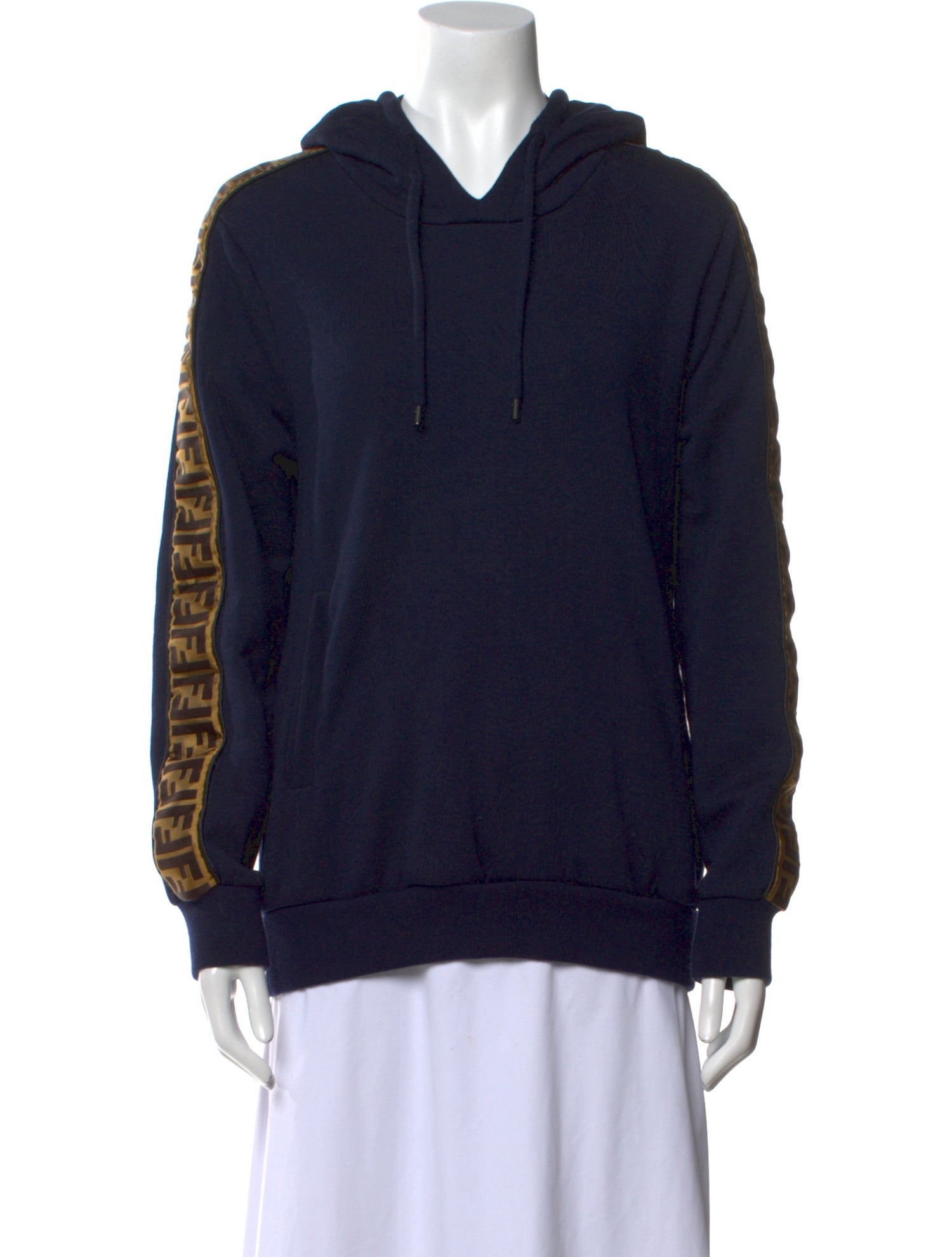 Fendi V-Neck Long Sleeve Sweatshirt