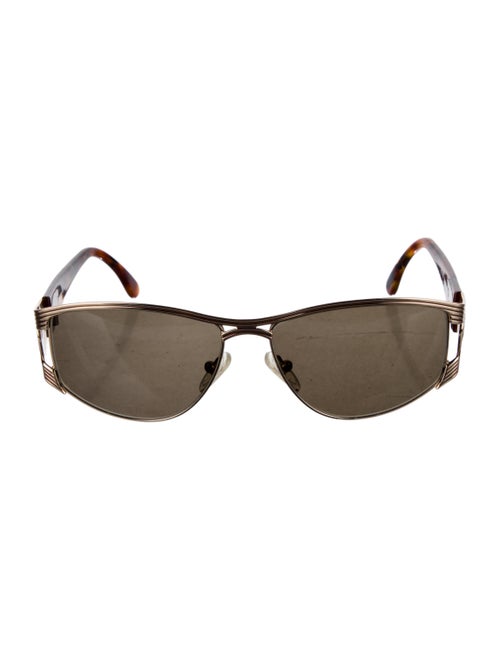 Fendi Zucca FF Logo Aviator Sunglasses
