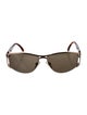 Fendi Zucca FF Logo Aviator Sunglasses