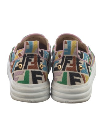 Fendi Zucca FF Logo Canvas Sneakers