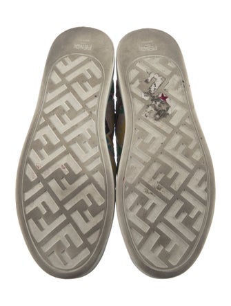 Fendi Zucca FF Logo Canvas Sneakers