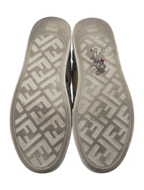 Fendi Zucca FF Logo Canvas Sneakers