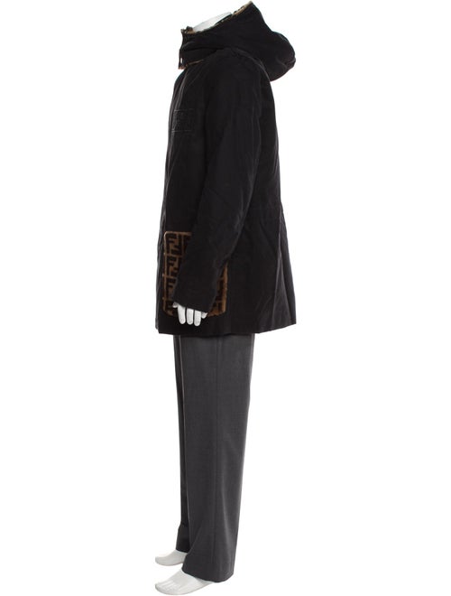 Fendi Zucca FF Logo Graphic Print Parka