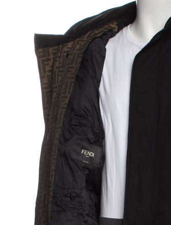 Fendi Zucca FF Logo Graphic Print Parka