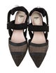 Fendi Mesh Printed Slingback Flats