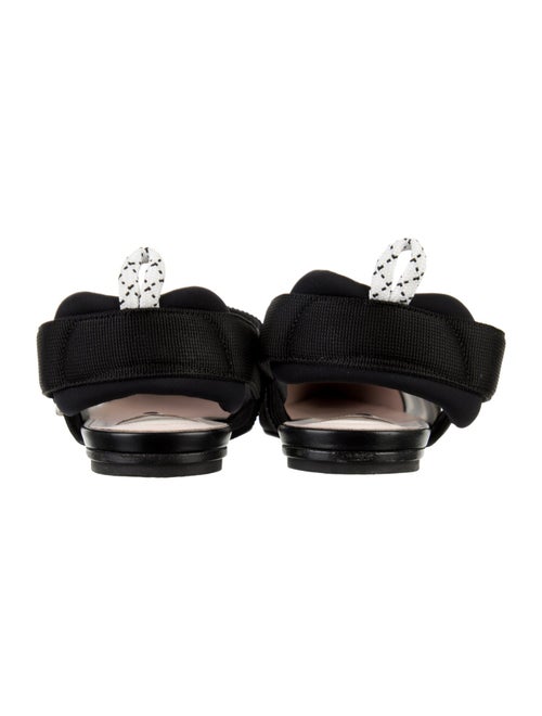 Fendi Mesh Printed Slingback Flats