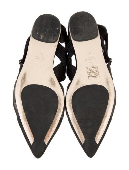 Fendi Mesh Printed Slingback Flats