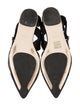 Fendi Mesh Printed Slingback Flats